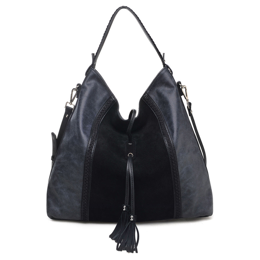 Product Image of Moda Luxe Hope Hobo 819248018483 View 1 | Black