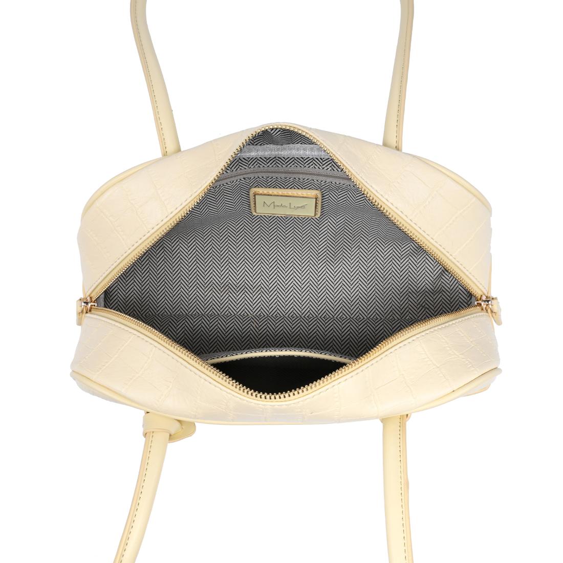 Woman wearing Butter Moda Luxe Paloma - Croco Shoulder Bag 842017140429 View 9 | Butter