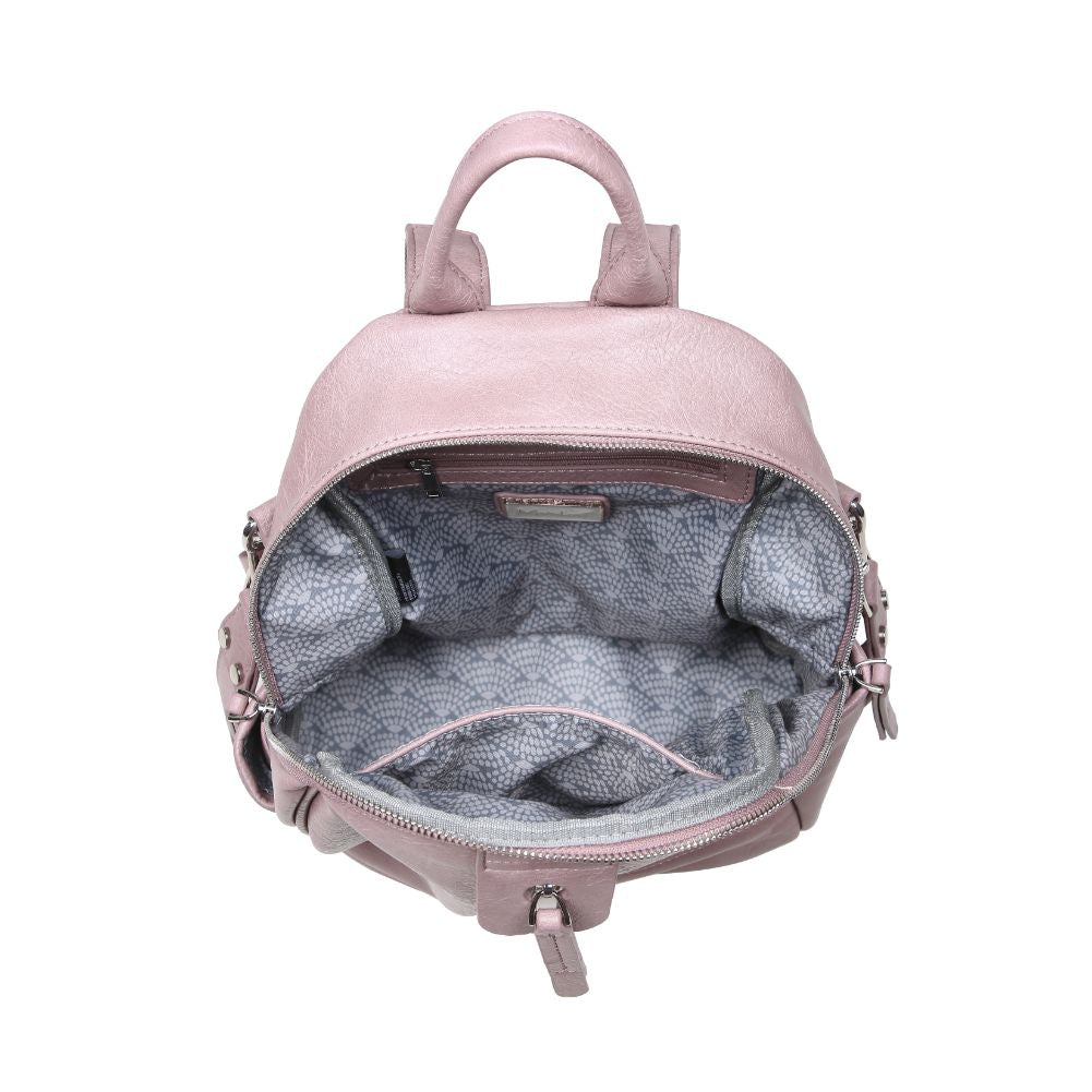 Product Image of Moda Luxe Bowie Backpack 842017125877 View 8 | Mauve