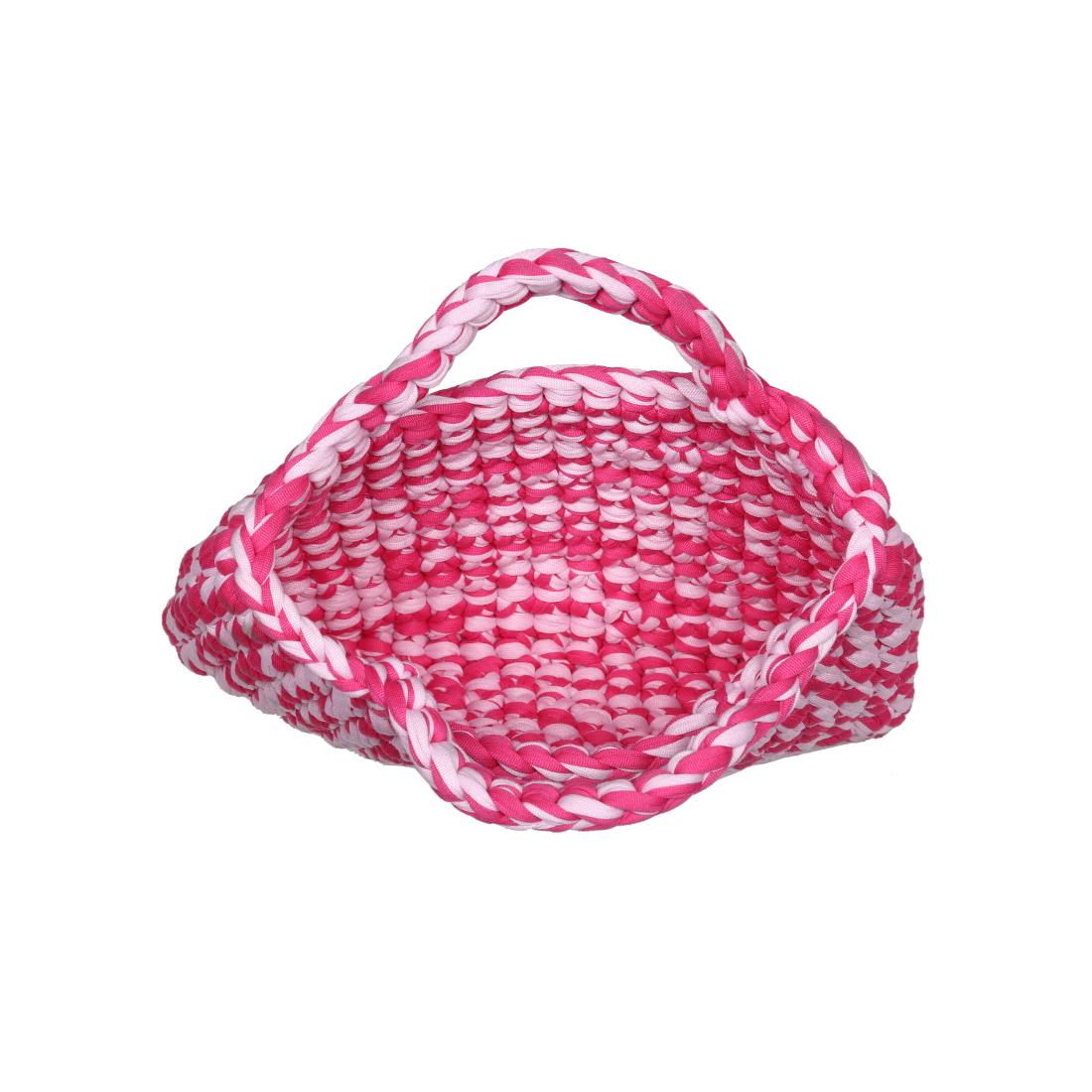 Woman wearing Hot Pink Moda Luxe Nya Tote 842017138419 View 9 | Hot Pink