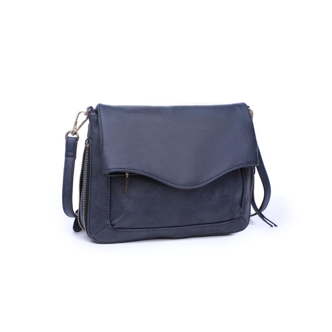 Product Image of Moda Luxe Easy Foldover Crossbody 842017109822 View 2 | Navy