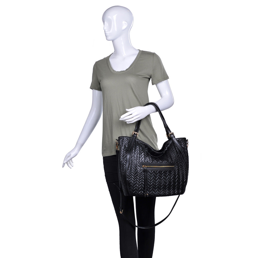 Product Image of Moda Luxe Gemma Hobo 842017118657 View 5 | Black
