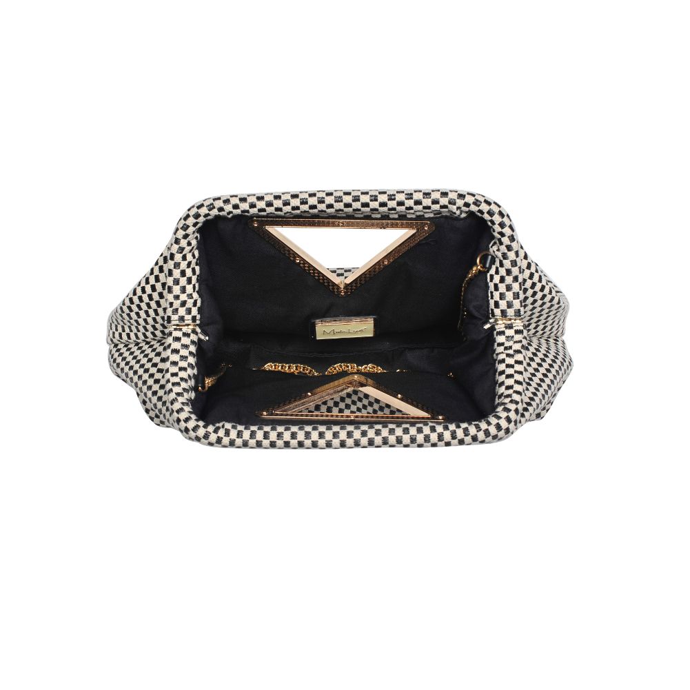 Woman wearing Black White Moda Luxe Kelsi Crossbody 842017129325 View 9 | Black White