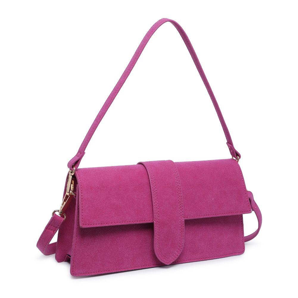 Product Image of Moda Luxe Violet - Suede Crossbody 842017130741 View 6 | Magenta