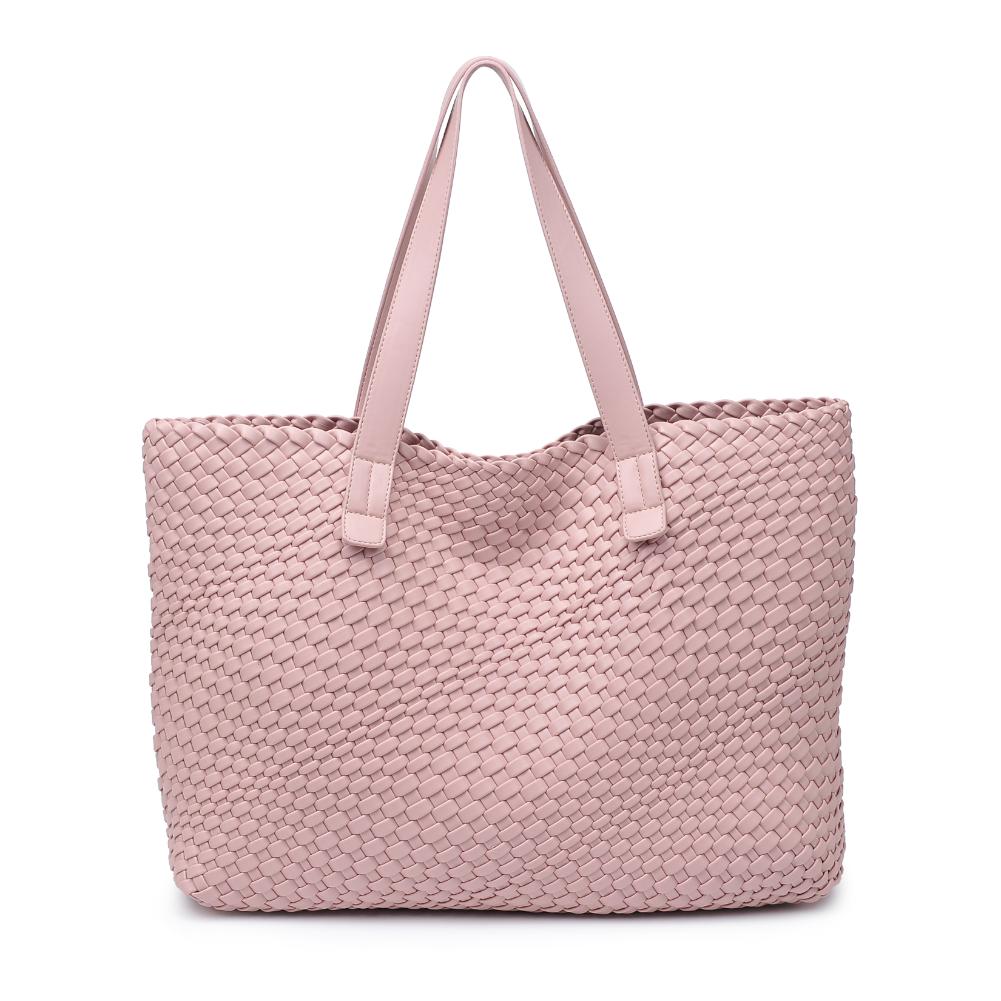 Woman wearing French Rose Moda Luxe Piquant Tote 842017135623 View 5 | French Rose