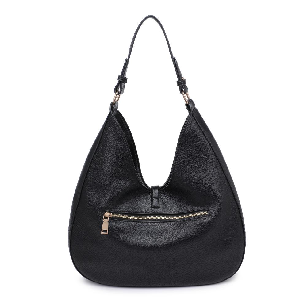 Woman wearing Black Moda Luxe Oliva Hobo 842017136125 View 7 | Black