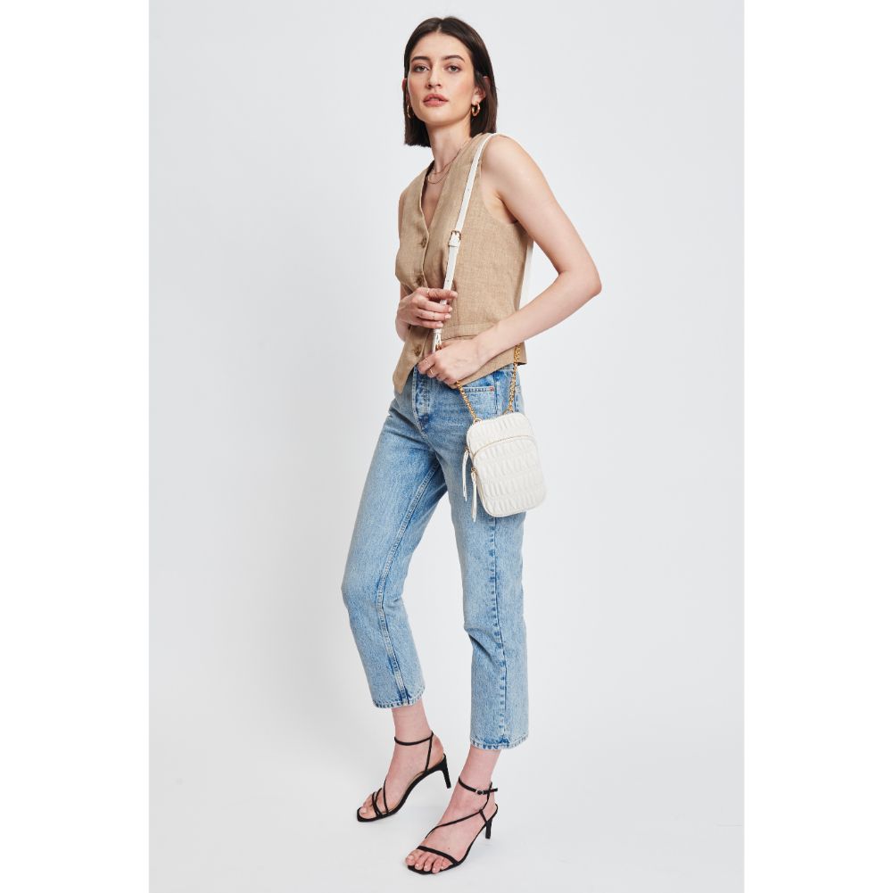 Woman wearing Ivory Sol and Selene Chantal Crossbody 842017131465 View 3 | Ivory