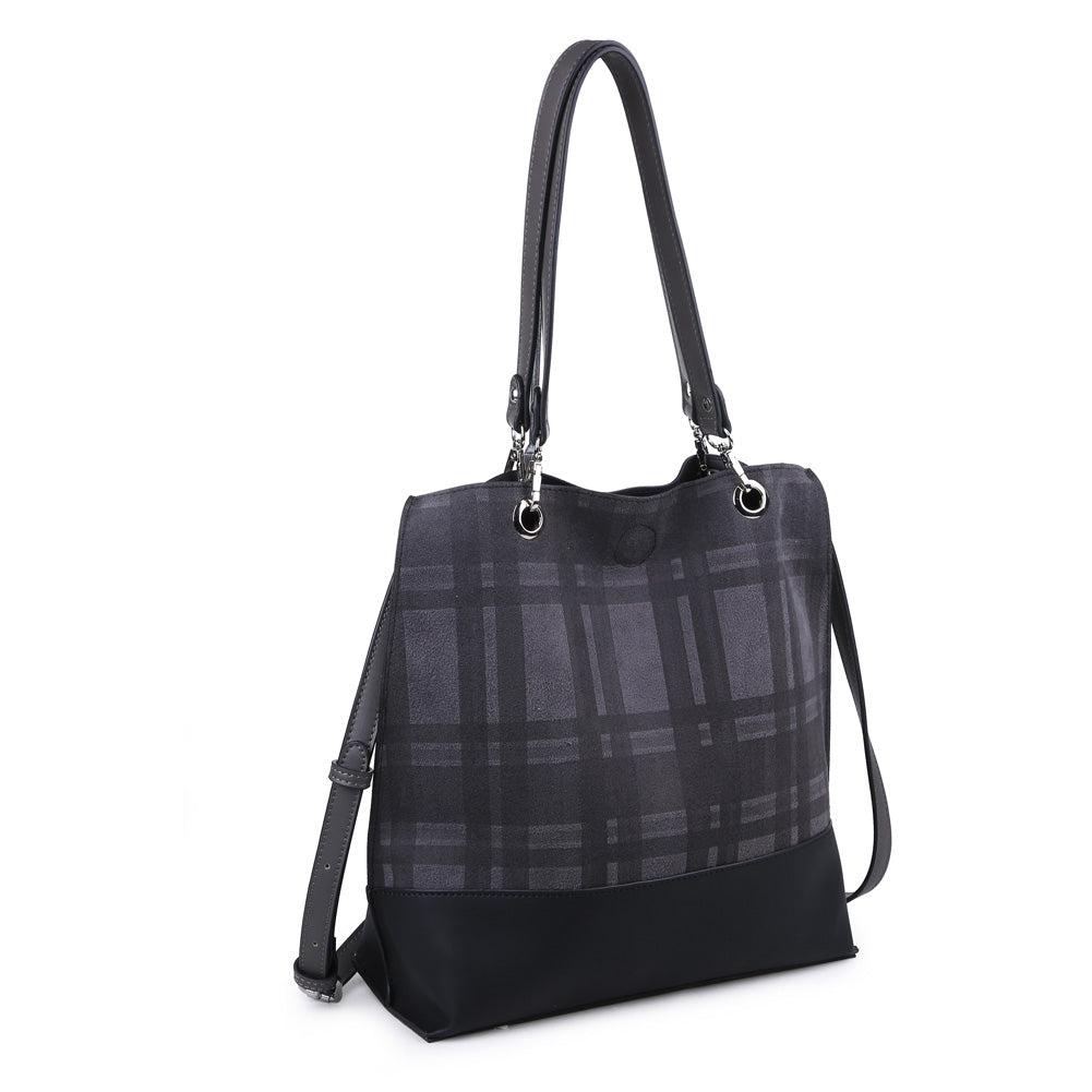 Product Image of Moda Luxe Austin Hobo 842017116394 View 6 | Charcoal