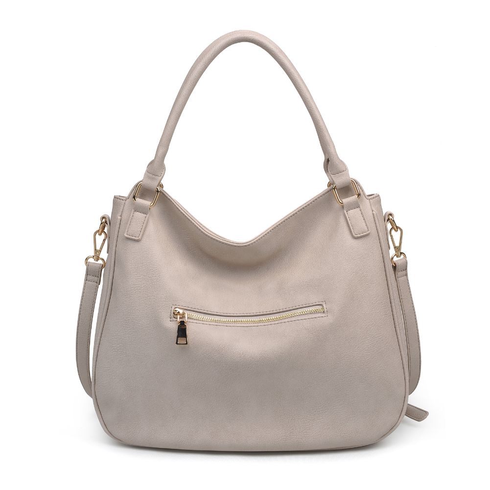Product Image of Moda Luxe Angelica Satchel 842017123897 View 3 | Grey