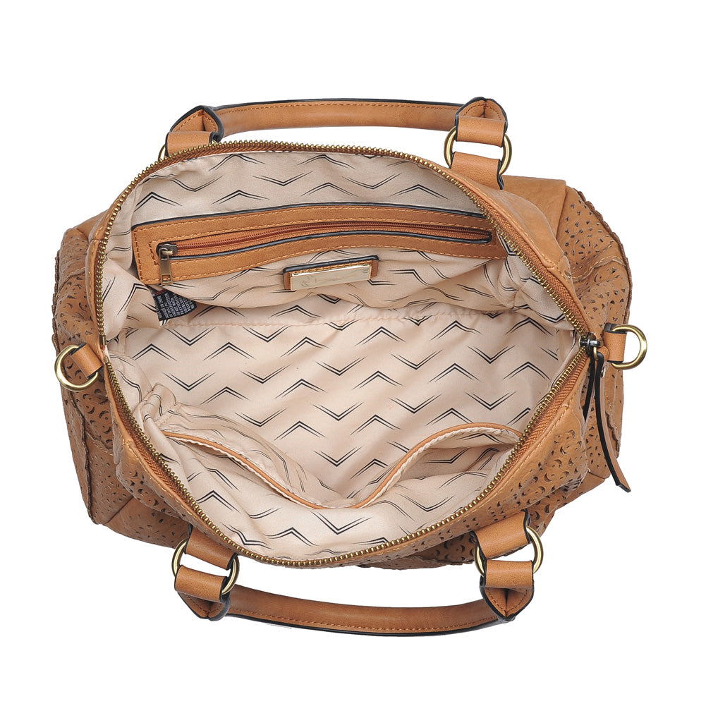 Product Image of Moda Luxe Bristol Satchel 842017115113 View 4 | Tan