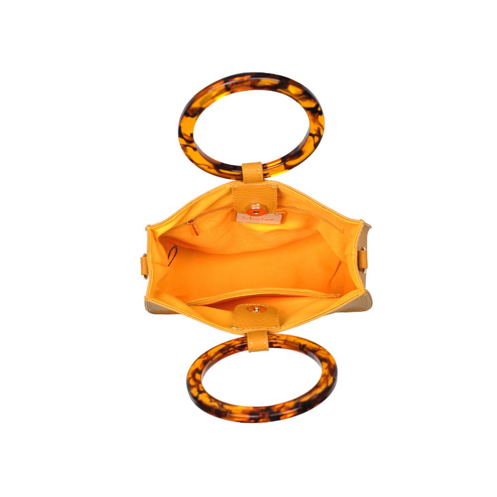 Moda Luxe Savanah Pebble Crossbody 842017121565 View 8 | Mustard