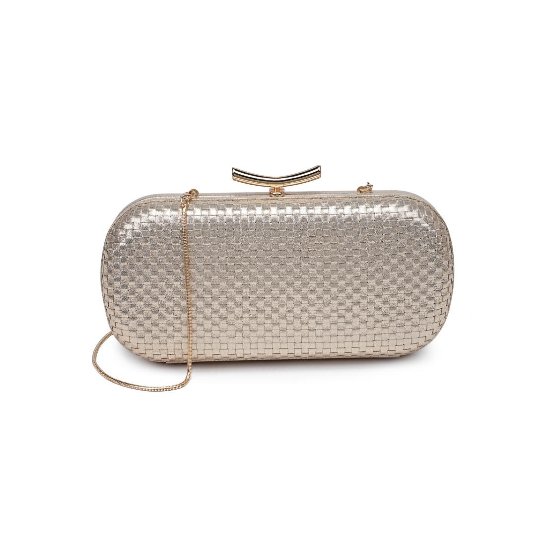 Product Image of Moda Luxe Victoria Evening Bag 842017139461 View 5 | Gold