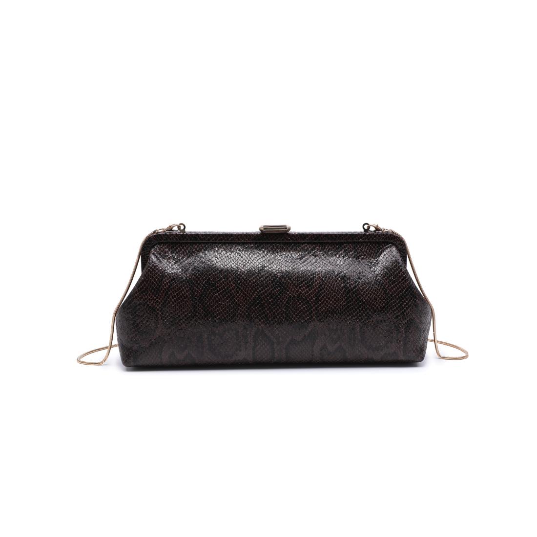 Moda Luxe Veronica Clutch 842017143468 View 3 | Brown
