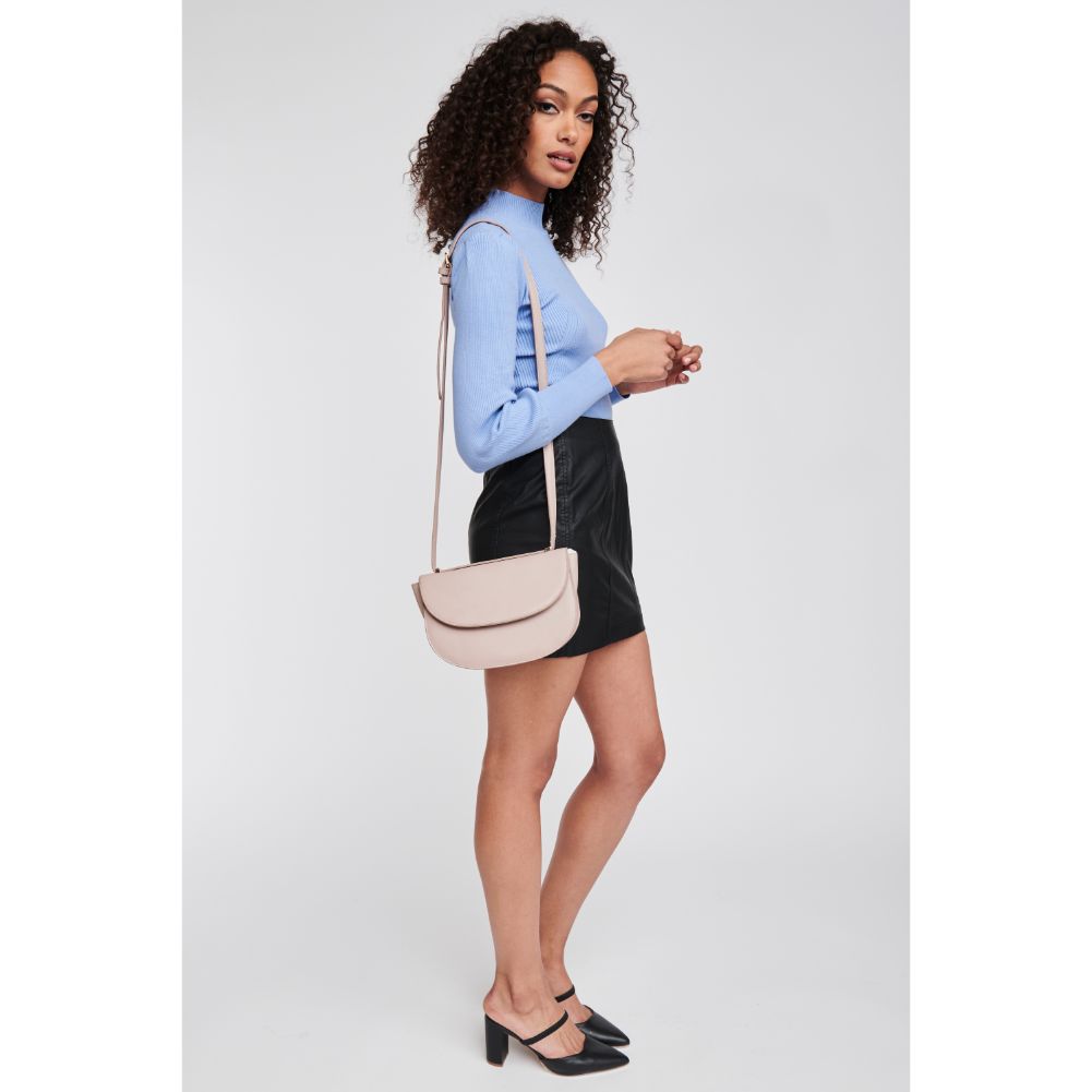 Woman wearing Blush Moda Luxe Roux Crossbody 842017113300 View 4 | Blush