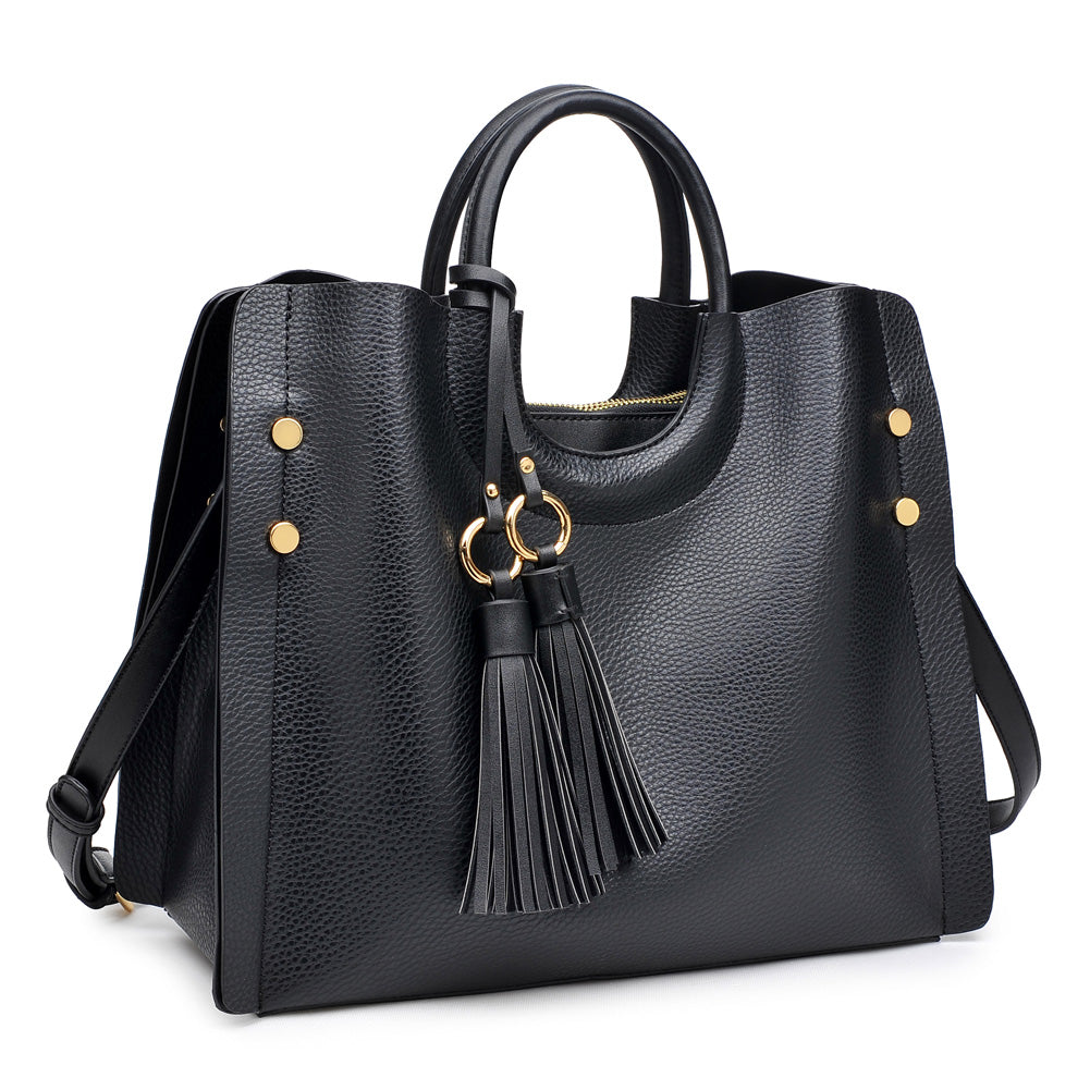 Product Image of Moda Luxe Ryder Tote 842017112709 View 2 | Black