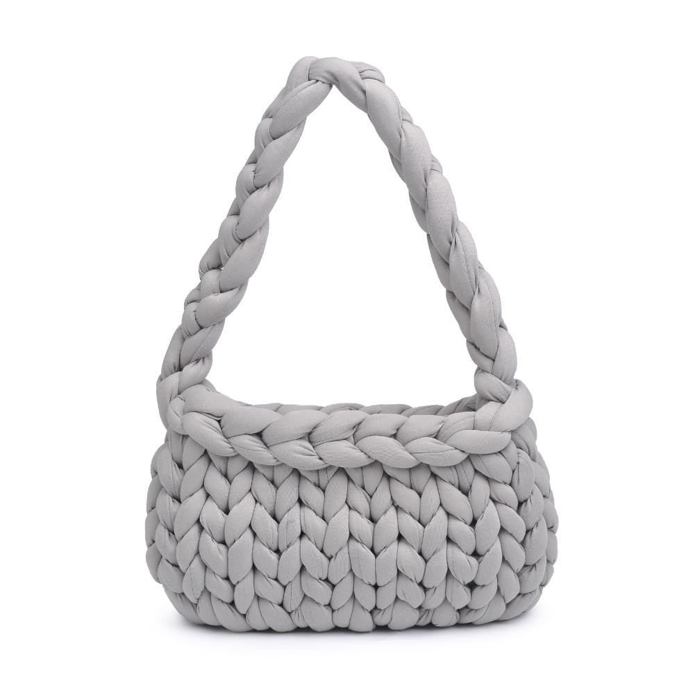 Woman wearing Grey Moda Luxe Trendelle Hobo 842017134961 View 5 | Grey