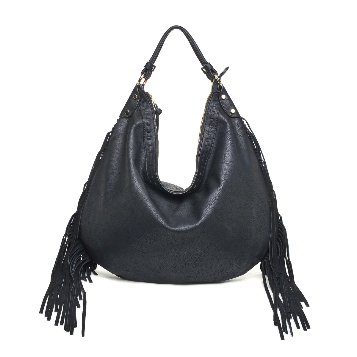 Product Image of Moda Luxe Hudson Hobo 819248014607 View 1 | Black