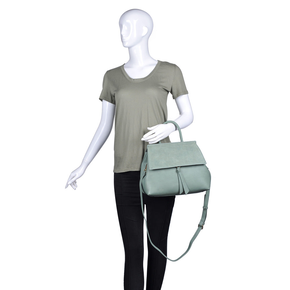 Product Image of Moda Luxe Clare Satchel 842017118336 View 5 | Seafoam