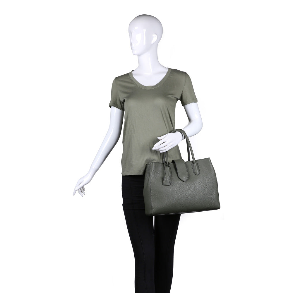Product Image of Moda Luxe Venessa Tote 842017115984 View 5 | Olive
