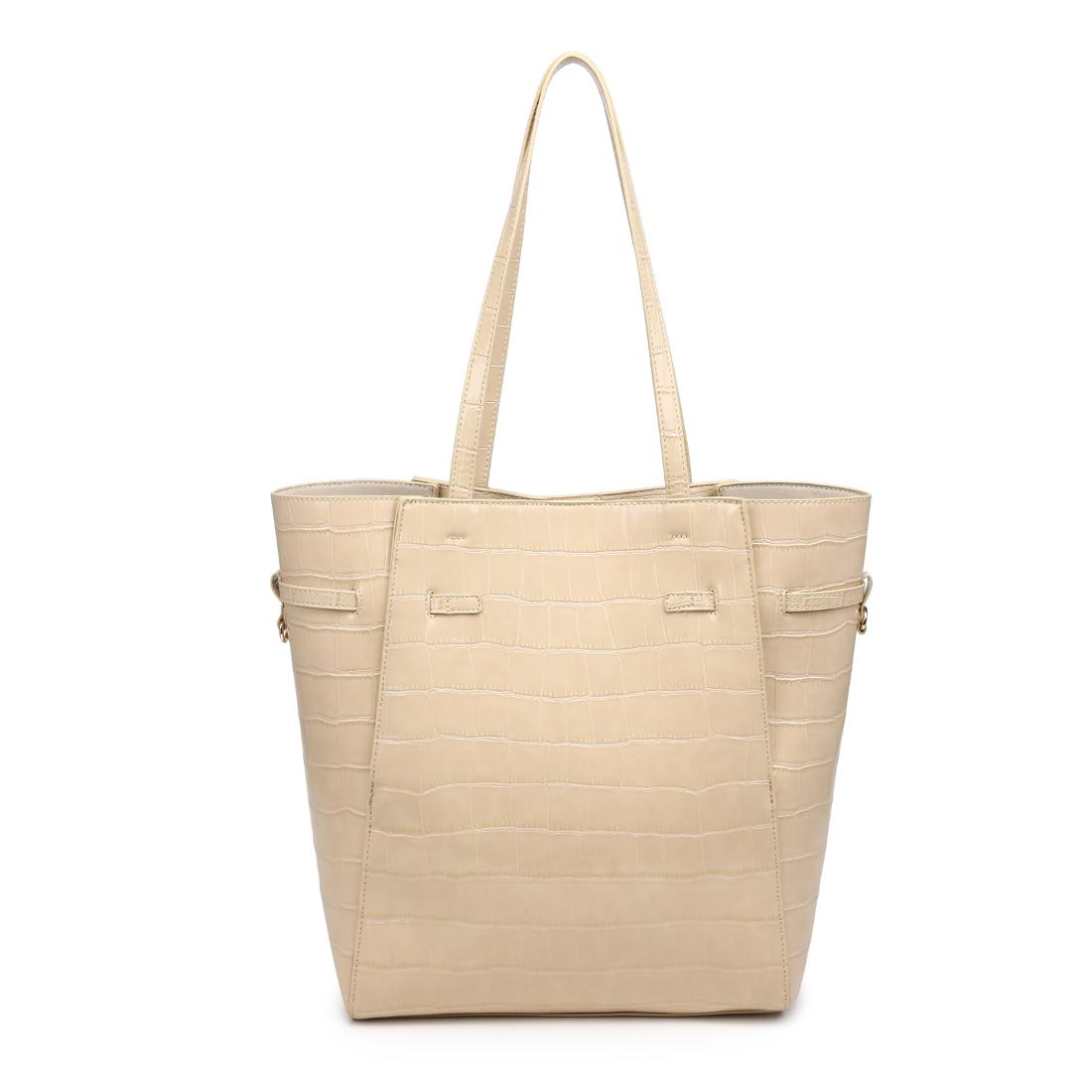 Product Image of Moda Luxe Athena Bucket 842017139843 View 3 | Cream