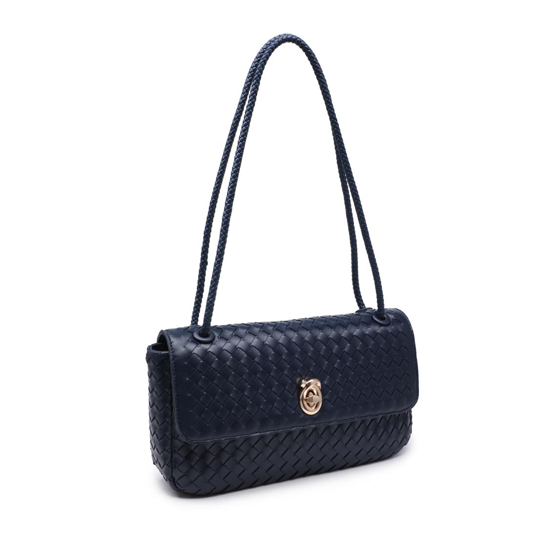 Moda Luxe Annabelle Shoulder Bag 842017143383 View 6 | Navy