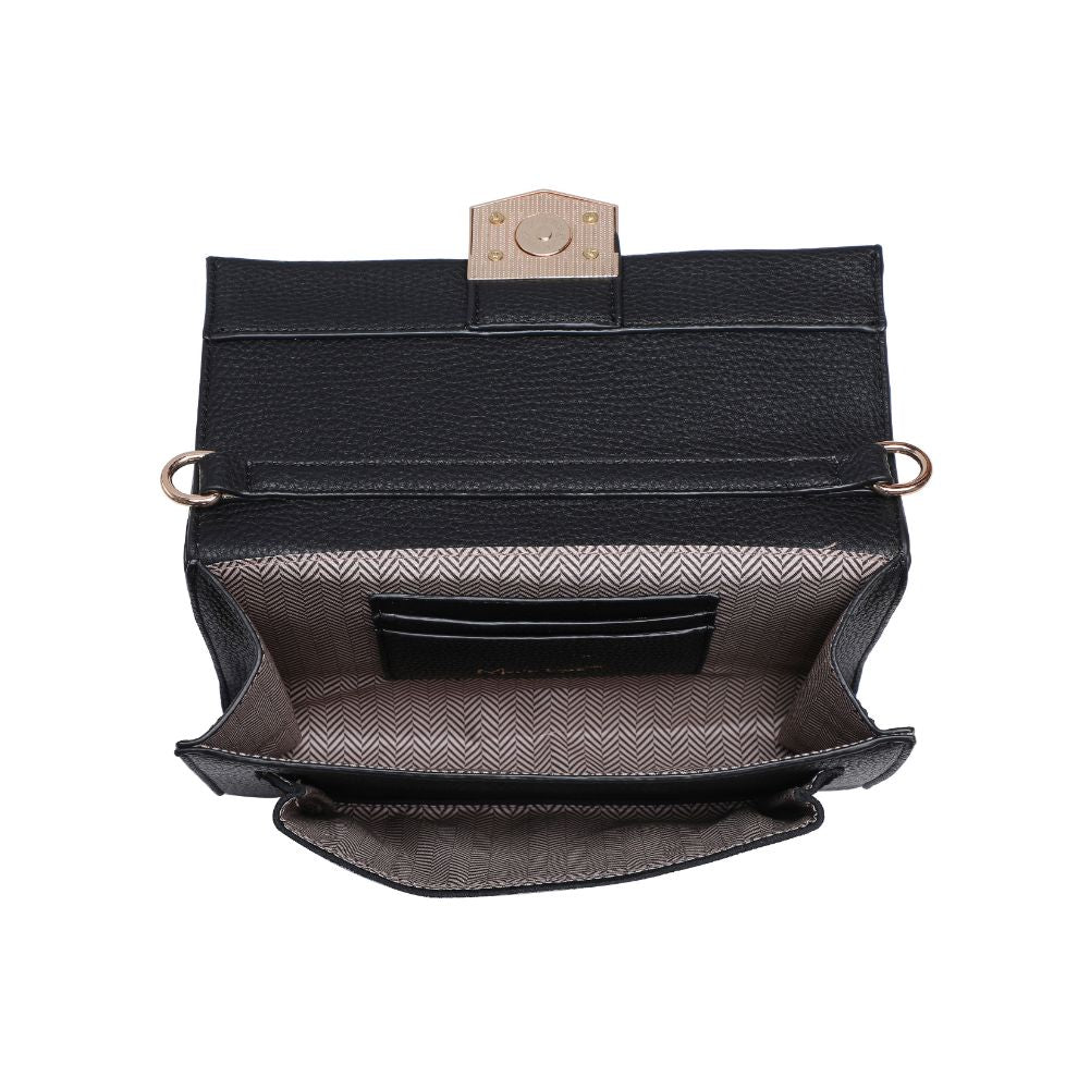 Woman wearing Black Moda Luxe Hazel Crossbody 842017130796 View 9 | Black