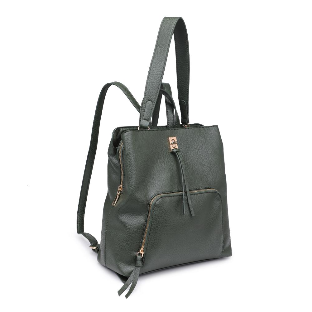 Product Image of Moda Luxe Genevieve Backpack 842017136101 View 6 | Forest