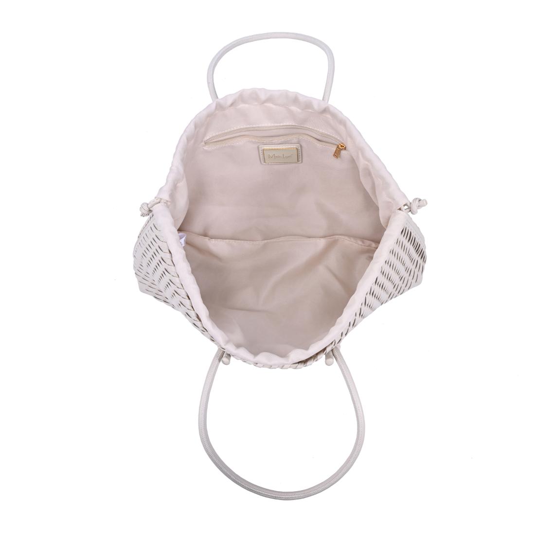 Woman wearing Cream Moda Luxe Nola Tote 842017140887 View 9 | Cream