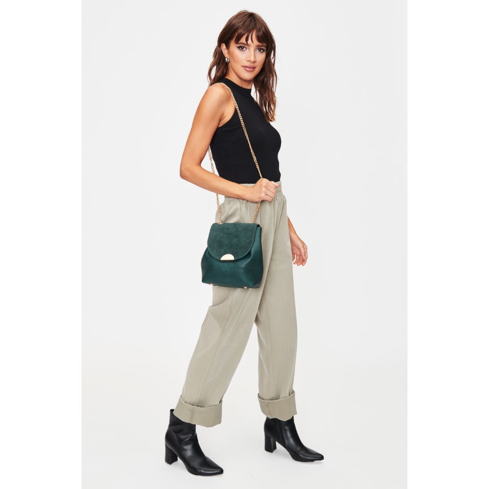 Woman wearing Emerald Sol and Selene Breanna Crossbody 842017128564 View 4 | Emerald