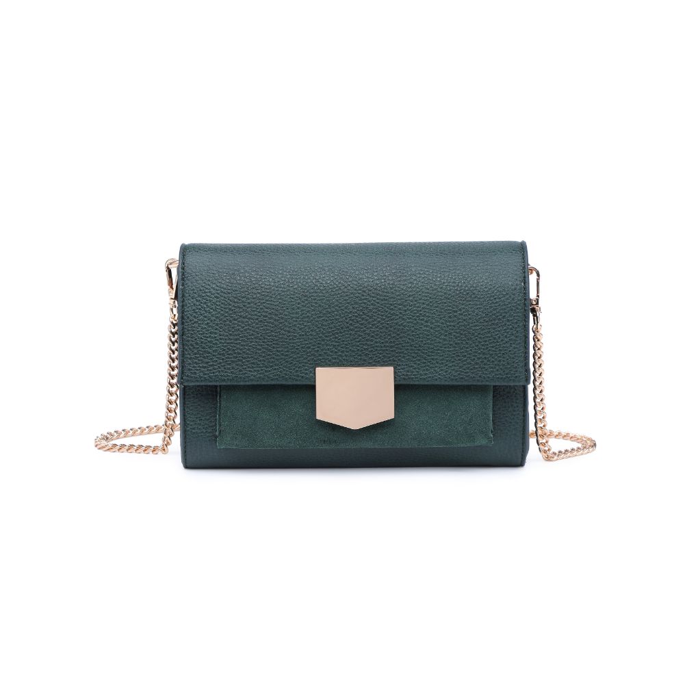 Woman wearing Emerald Moda Luxe Hazel Crossbody 842017130802 View 5 | Emerald