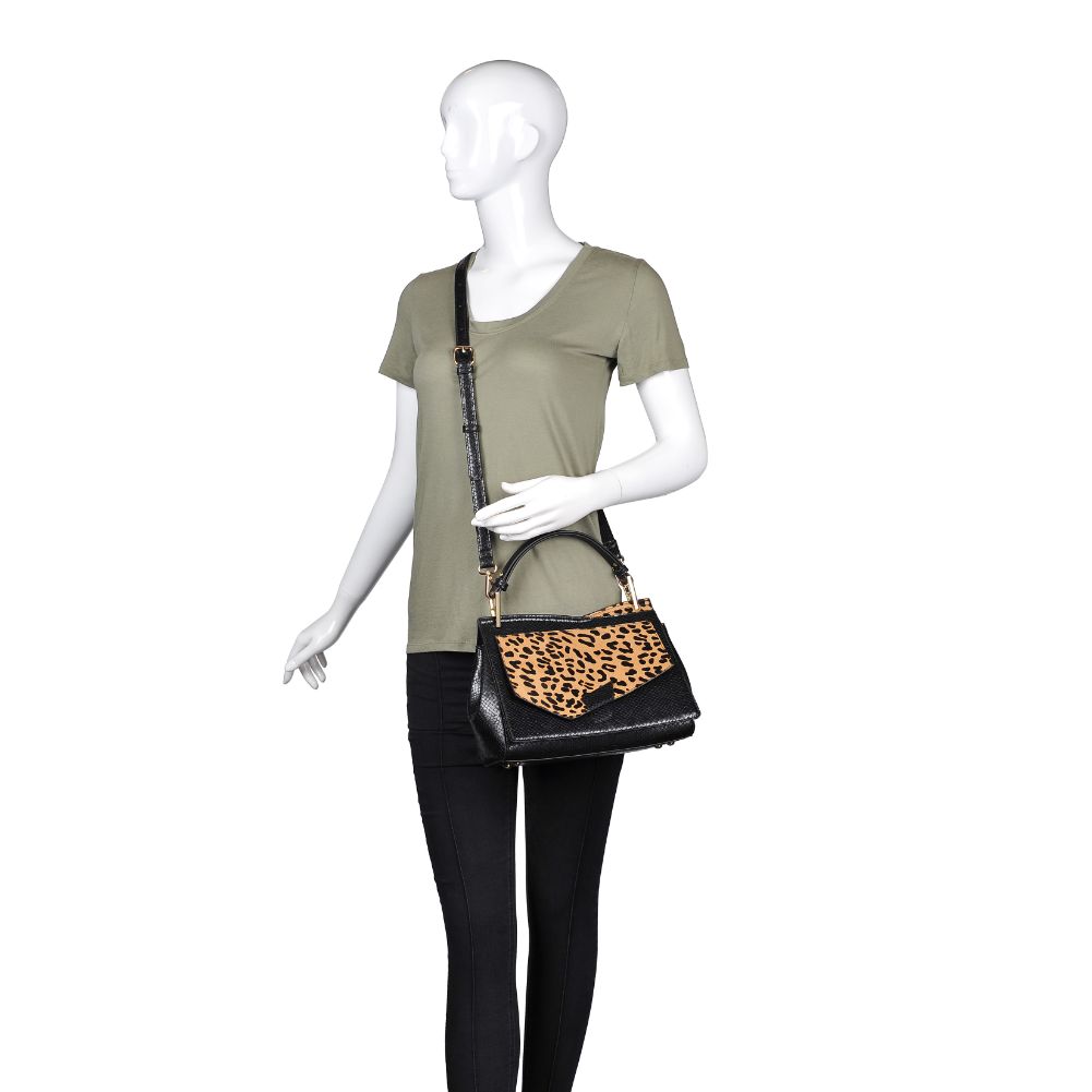 Moda Luxe Camila Leopard Satchel 842017121619 View 5 | Leopard