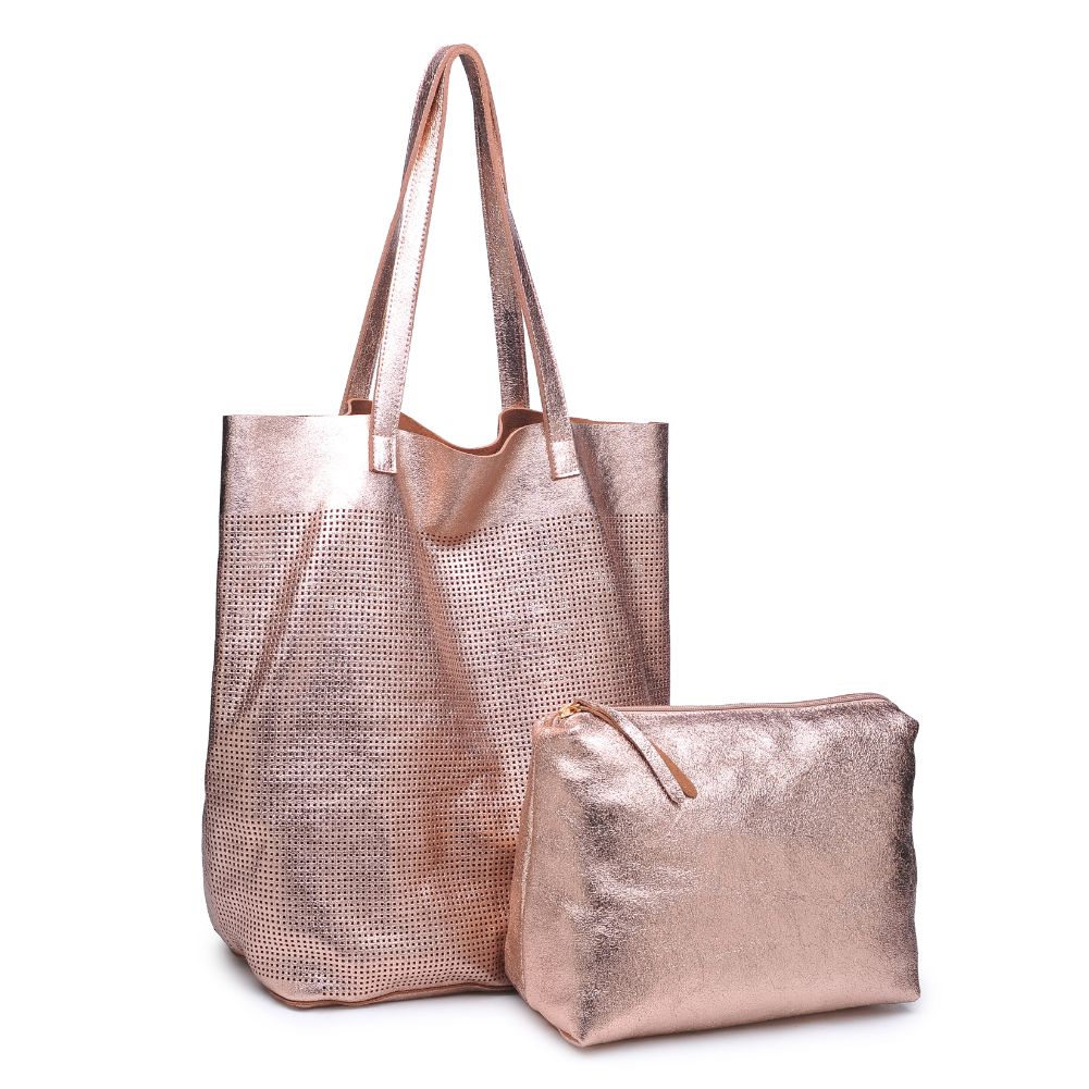 Product Image of Moda Luxe Stella Tote 842017108405 View 6 | Rose Gold