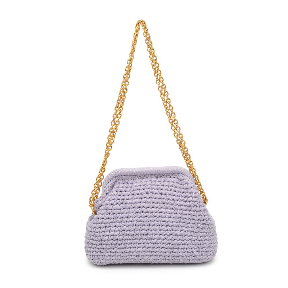 Woman wearing Lilac Moda Luxe Christabel Crossbody 842017131090 View 7 | Lilac