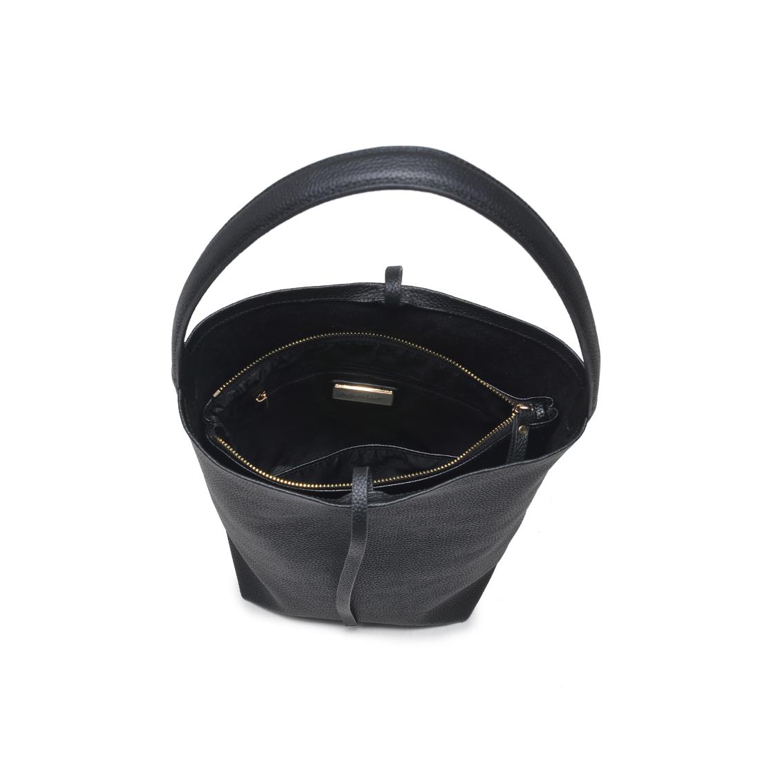 Woman wearing Black Moda Luxe Odette Bucket 842017138969 View 9 | Black