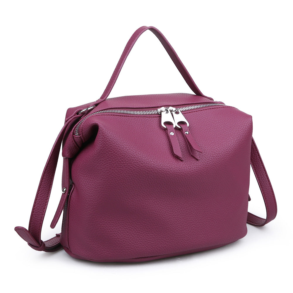 Product Image of Moda Luxe Nicole Satchel 842017115472 View 6 | Merlot