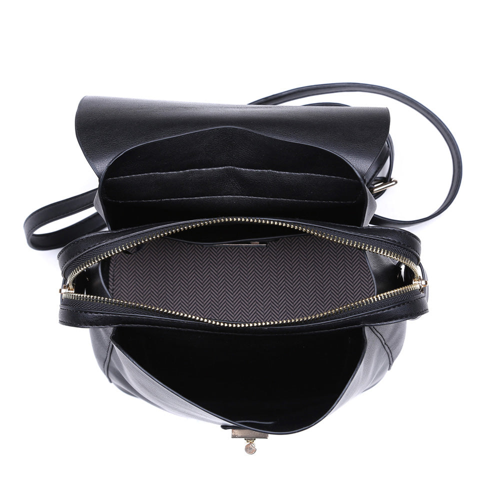 Product Image of Moda Luxe Asher Backpack 842017114956 View 4 | Black