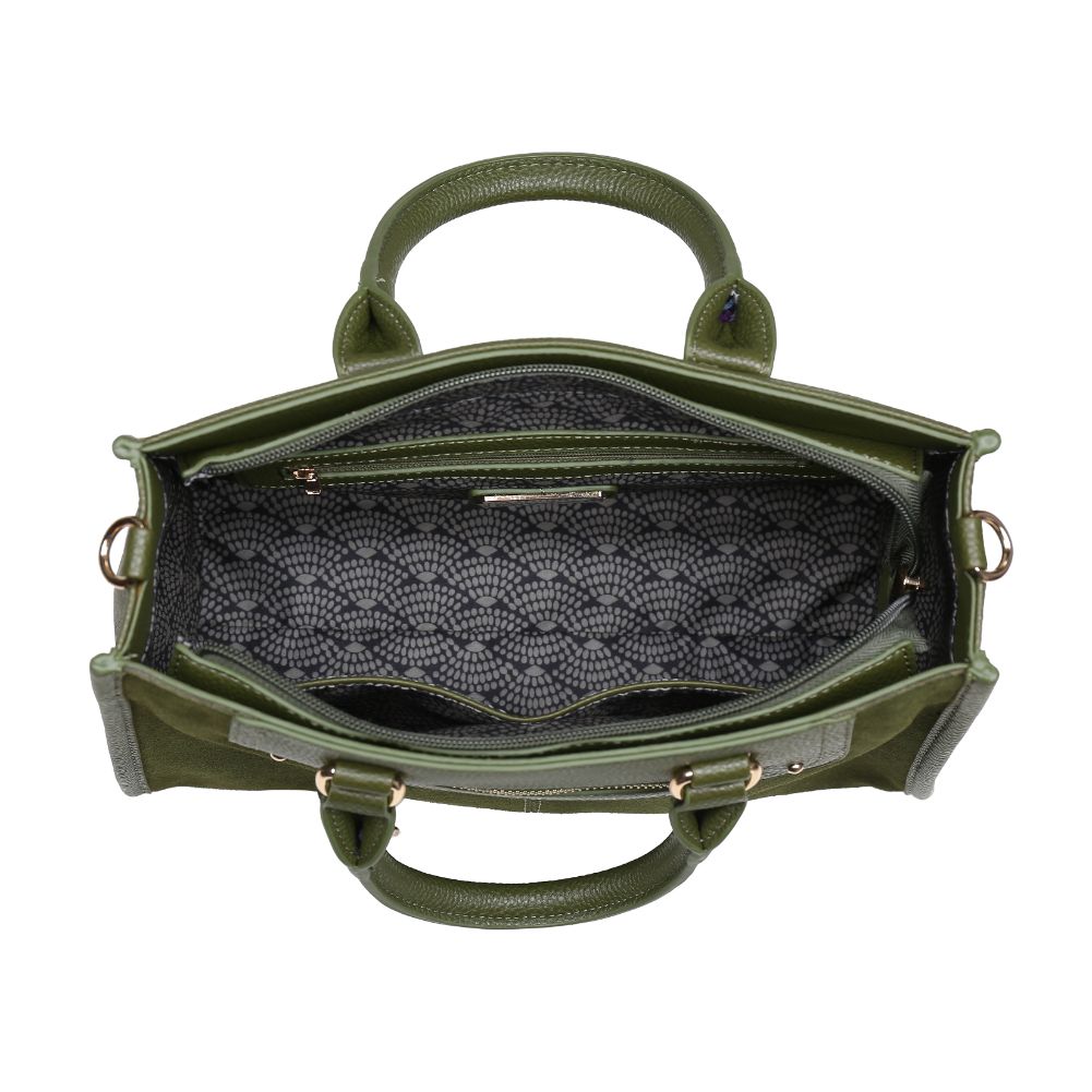 Product Image of Moda Luxe Bridgette Satchel 842017122296 View 8 | Olive
