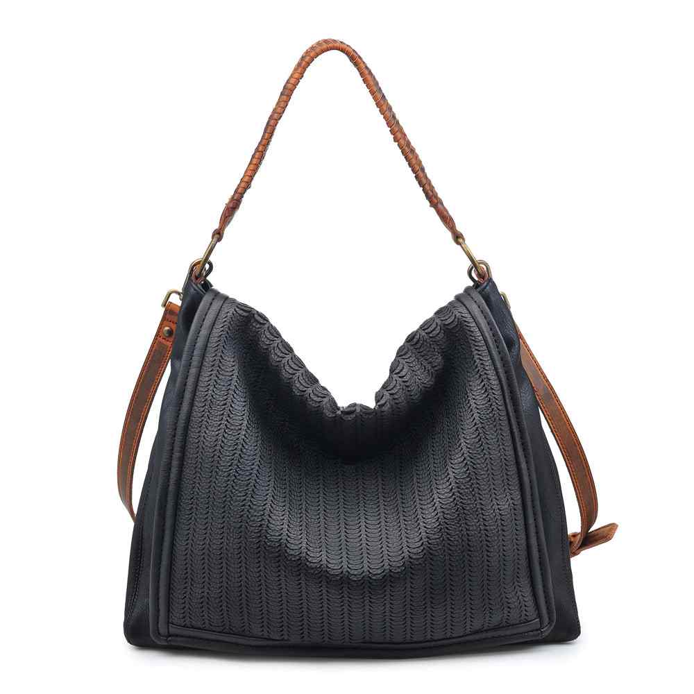 Moda Luxe Adriana Women : Handbags : Hobo 842017113713 | Black