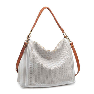 Moda Luxe Adriana Women : Handbags : Hobo 842017113720 | White