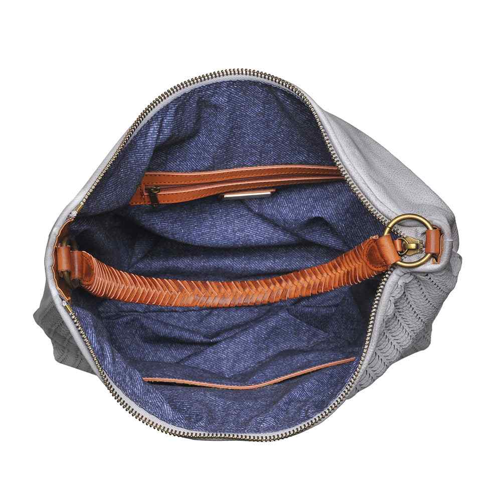 Moda Luxe Alexa Women : Handbags : Hobo 842017113645 | Grey