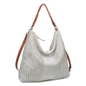 Moda Luxe Alexa Women : Handbags : Hobo 842017113652 | White