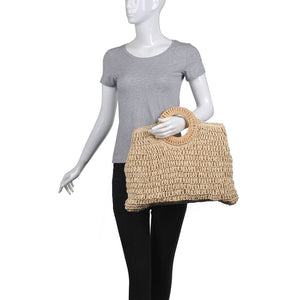 Moda Luxe Tuscany Women : Handbags : Satchel 842017125464 | Beige