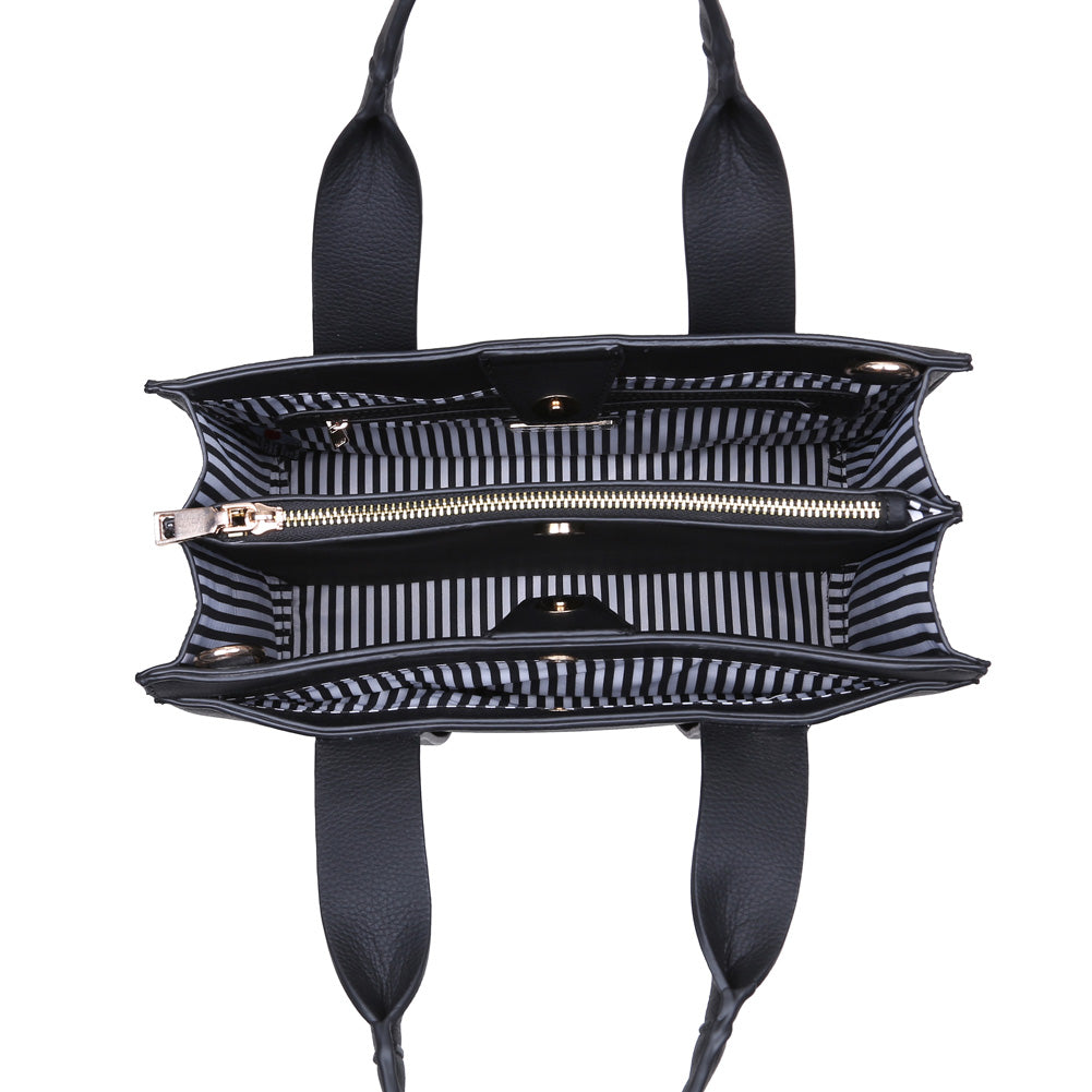 Moda Luxe Kelly Women : Handbags : Satchel 842017116318 | Black