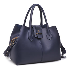 Moda Luxe Bianca Women : Handbags : Satchel 842017116790 | Navy