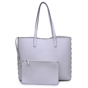 Moda Luxe Raquel Women : Handbags : Tote 842017108214 | Grey