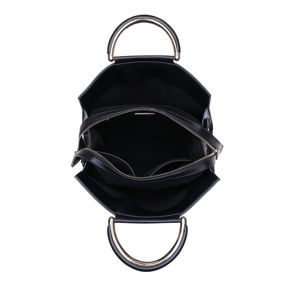 Moda Luxe Noelle Women : Handbags : Satchel 842017113454 | Black