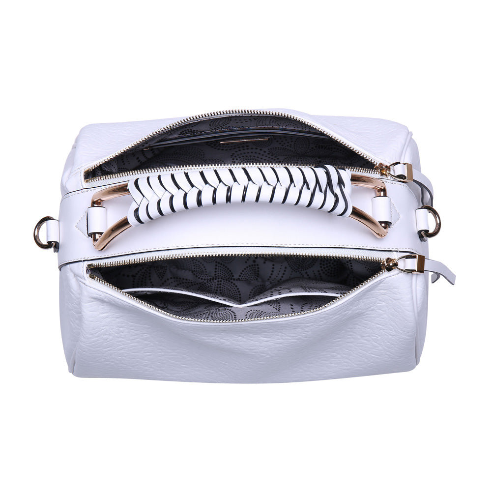 Moda Luxe Petra Women : Handbags : Satchel 842017114222 | White