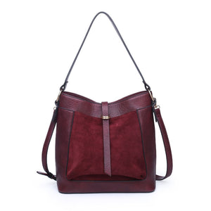 Moda Luxe Natasha Women : Handbags : Hobo 842017122760 | Wine