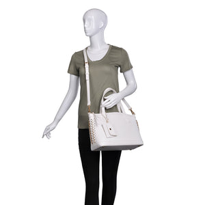 Moda Luxe Stormi Women : Handbags : Satchel 842017118749 | White