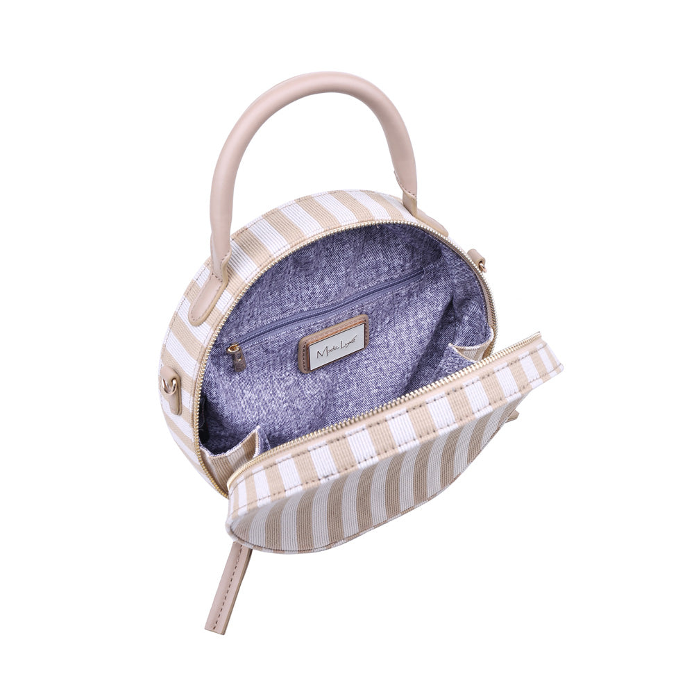 Moda Luxe Capetown-Striped Women : Crossbody : Crossbody 842017114185 | Natural White